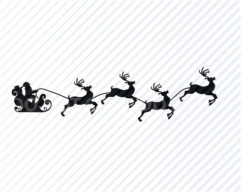 santa sleigh gif|santa sleigh silhouette gif png.